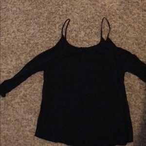 Express cut out shoulder shirt